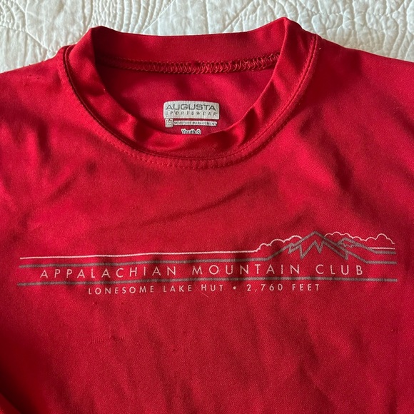 Red Long Sleeve Size Small Appalachian Mountain Club Insulated Shirt - Picture 2 of 7